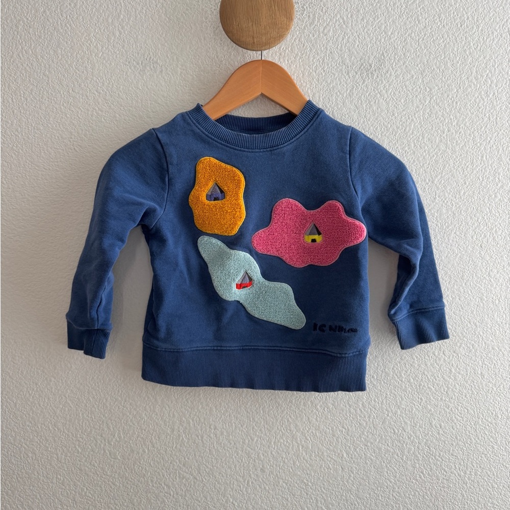 Arket Kids Houses Graphic Sweatshirt Size 2 - 4 Years Old